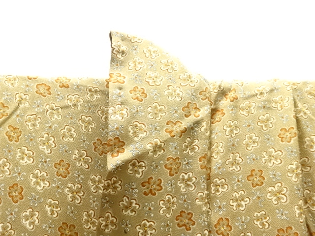  大正ロマン　錦紗花模様着物